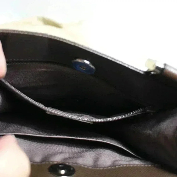 Brown Burberry House Check Canvas Crossbody Bag - Picture 9 of 16